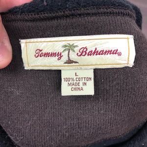 Tommy Bahama Sweaters - Tommy Bahama Black w/ Brown Trim V-Neck Sweater L Tommy Bahama Sweaters - Tommy Bahama Black w/ Brown Trim V-Neck Sweater L